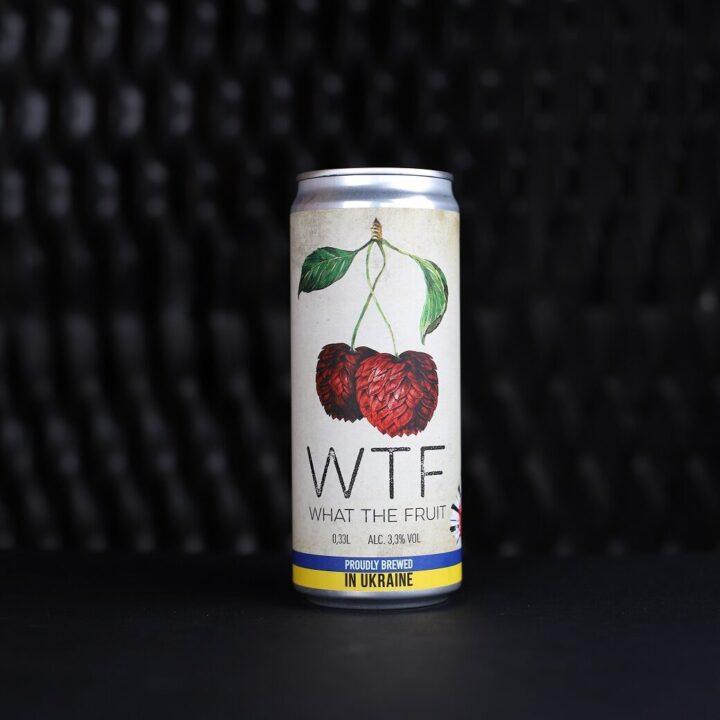 Пиво  What The Fruit Cherry  - 0.33л (бляшанка)